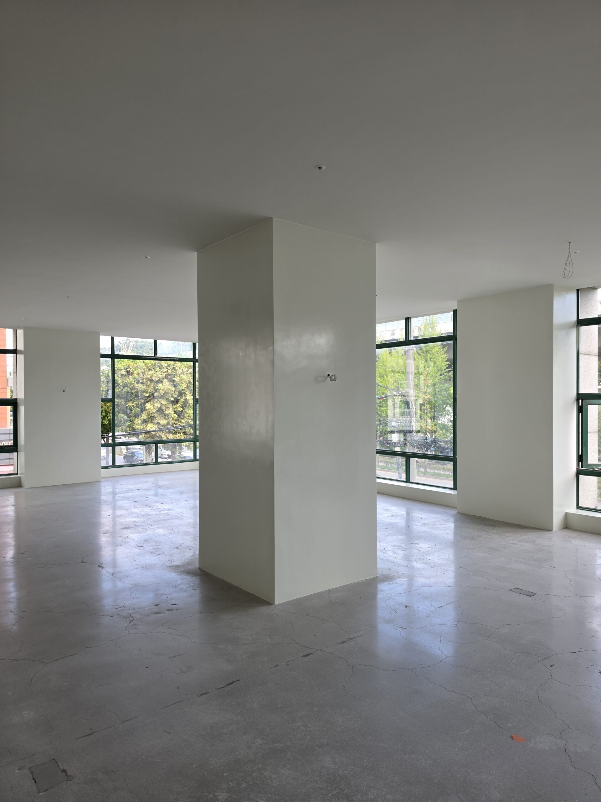 commercial renovation interior scaffold
