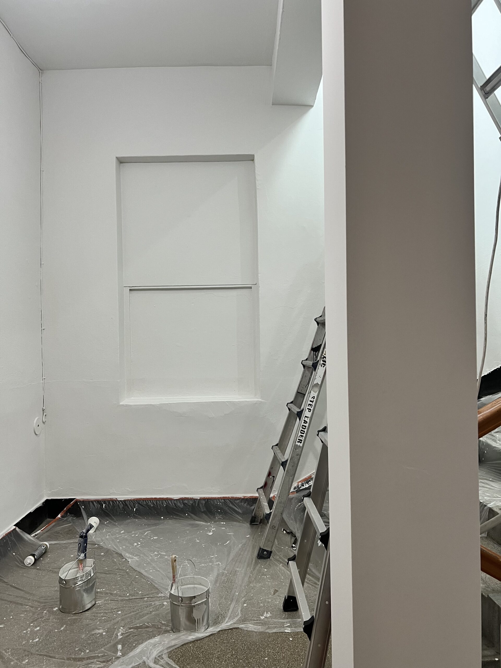 painted wall color boundary