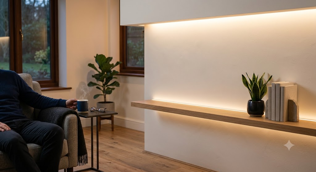 matte wall indirect lighting