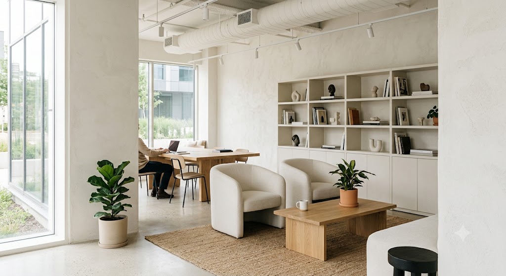 off white commercial interior