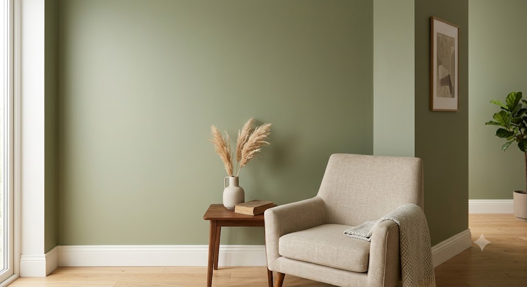 smooth painted interior wall