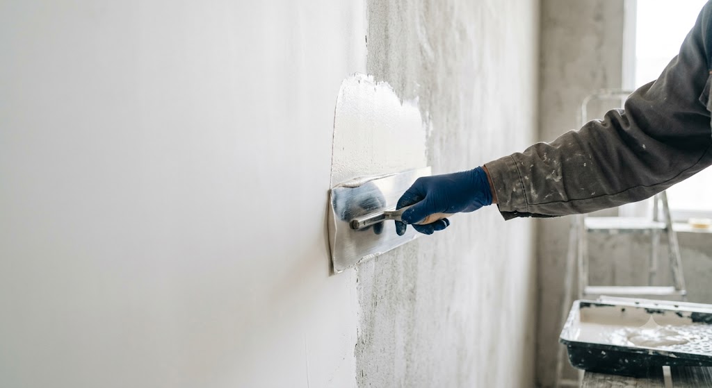 smooth wall putty surface
